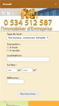 Mobile Screenshot of immobilier-entreprise-31.com